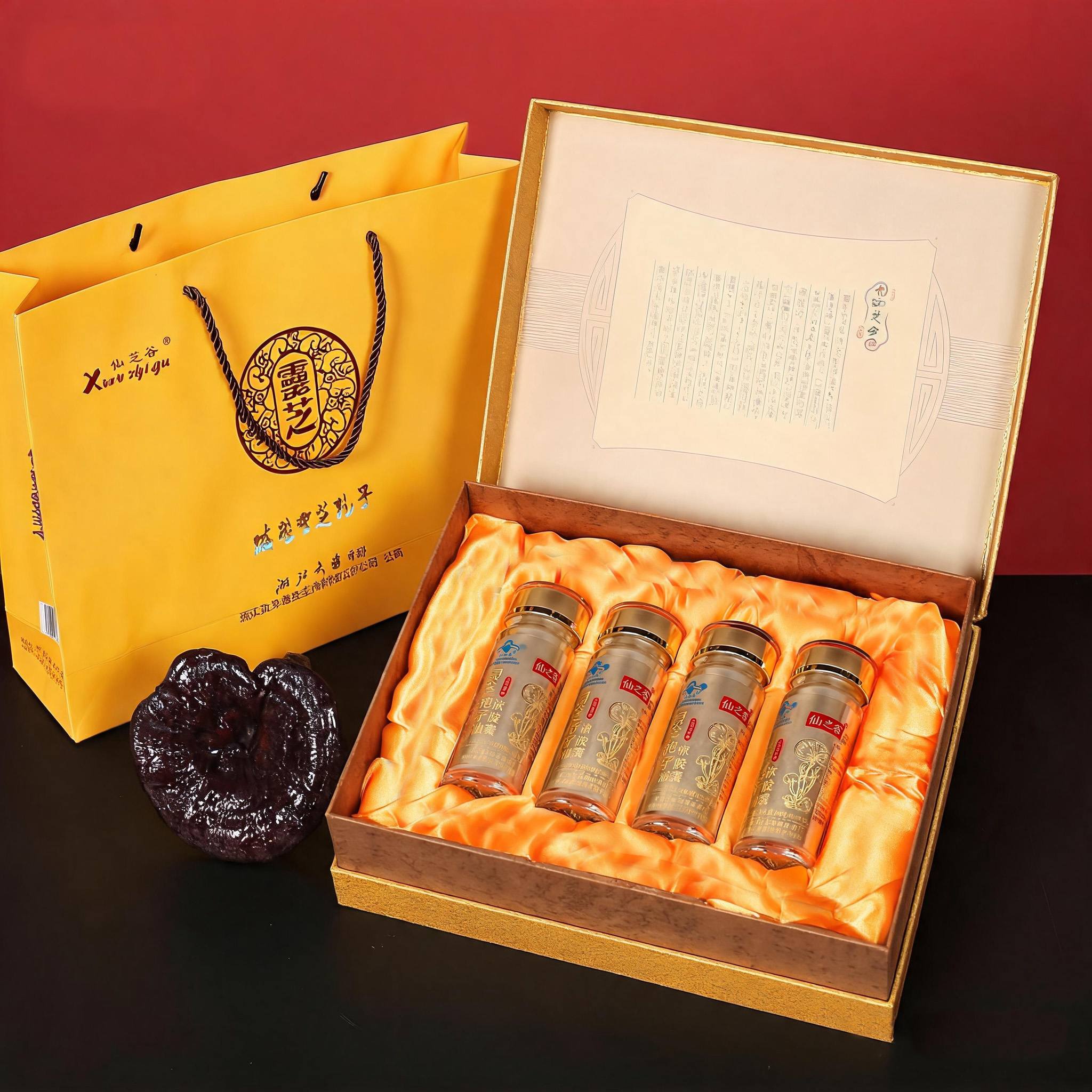 仙之谷灵芝孢子油软胶囊 0.5g*30粒*4瓶(图2)